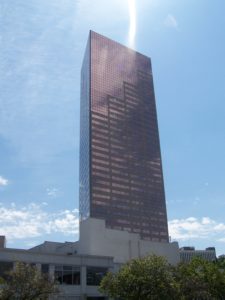 The US Bancorp Tower (aka Big Pink) in downtown Portland, Oregon