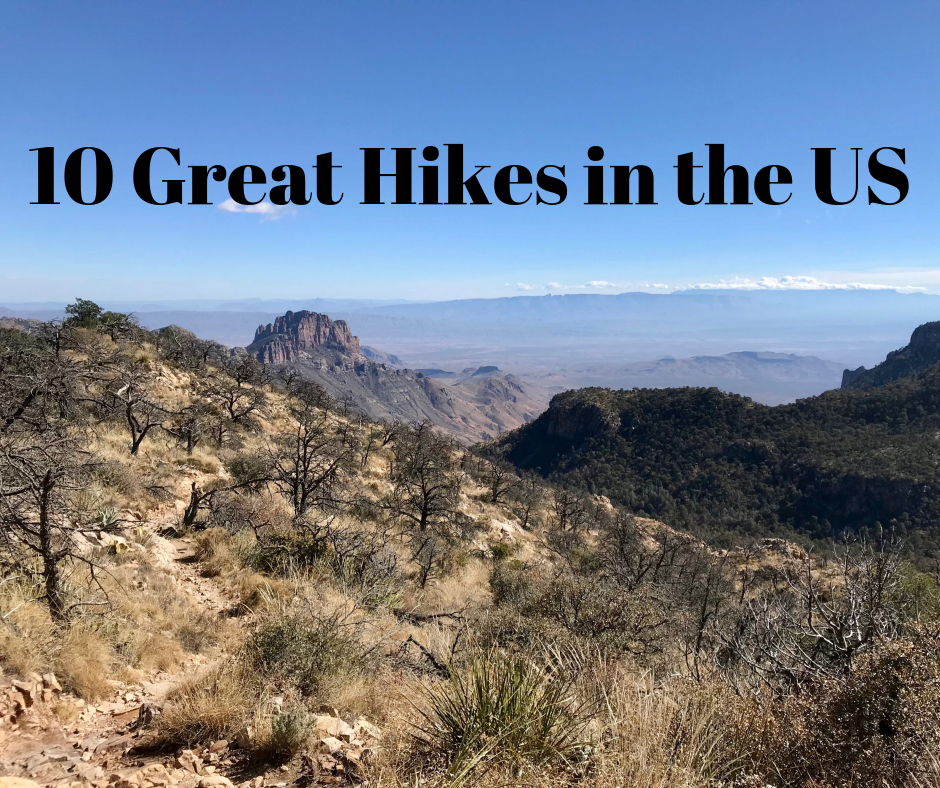10 great hikes in the US